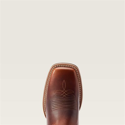 Bottes Cowboy Round Up Ryder Ariat Marron