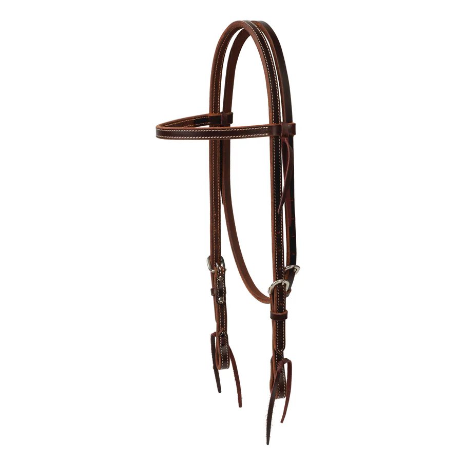 Bride 2 Oreilles En Biothane – Rose, Réflective – Taille Cheval Standard